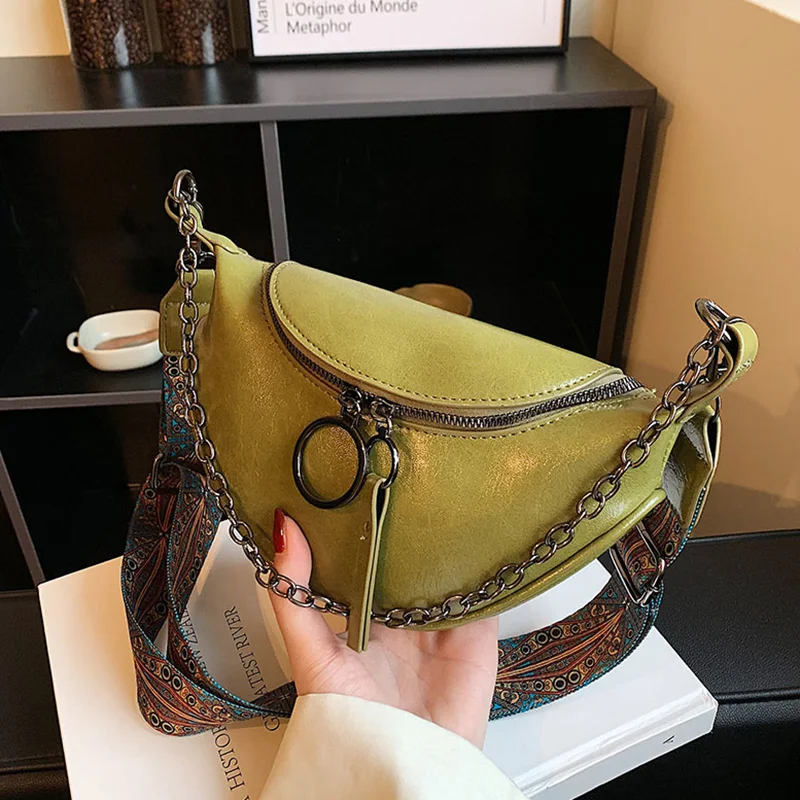 Luxury Brand Women Waist Bag Retro Female Pu Leather Fanny Pack Chest Bags Belt Bag High Quality Chain Shoulder Crossbody Bags
Luxury Brand Women Waist Bag Retro Female Pu Leather Fanny Pack Chest Bags Belt Bag High Quality Chain Shoulder Crossbody Bags