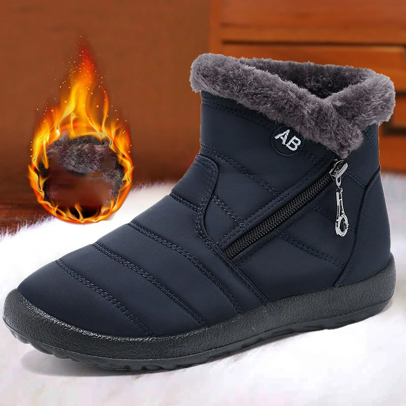 Unisex Boots Fashion Waterproof Snow Boots for Winter Shoes Women Casual Lightweight Ankle Botas Mujer Warm Winter Boots Black
Unisex Boots Fashion Waterproof Snow Boots for Winter Shoes Women Casual Lightweight Ankle Botas Mujer Warm Winter Boots Black