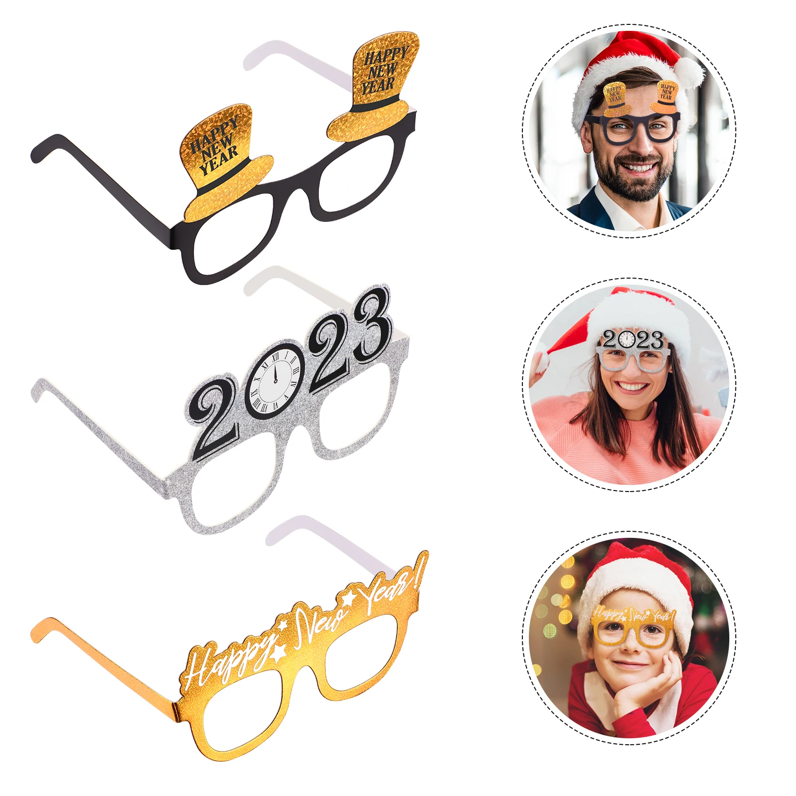 Amosfun 9pcs Happy New Year 2023 New Years Eve Party Eyeglasses Photography Glasses Props Paper 2023 Glasses
Amosfun 9pcs Happy New Year 2023 New Years Eve Party Eyeglasses Photography Glasses Props Paper 2023 Glasses