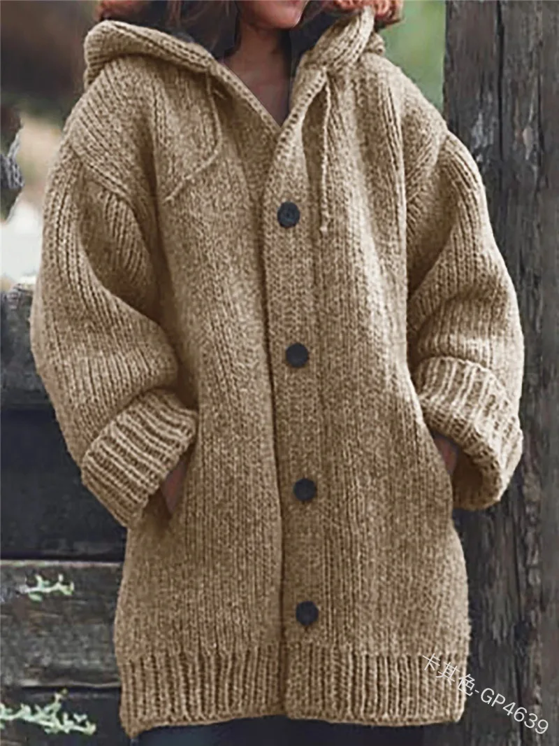 Autumn and Winter 2022 Sweater Cardigan Knitted Sweater Women's medium long coat sweater
Autumn and Winter 2022 Sweater Cardigan Knitted Sweater Women's medium long coat sweater