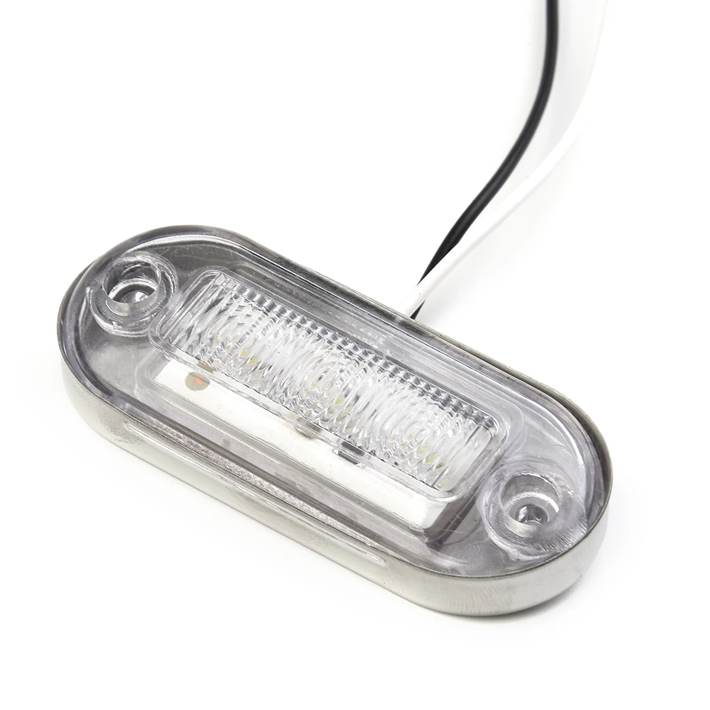 With Chrome Marker Light LED Courtesy Lamp 12V 12V DC 2pcs/kit Accessories Cabin Deck Lamp Marine Mount Replacement Durable
With Chrome Marker Light LED Courtesy Lamp 12V 12V DC 2pcs/kit Accessories Cabin Deck Lamp Marine Mount Replacement Durable