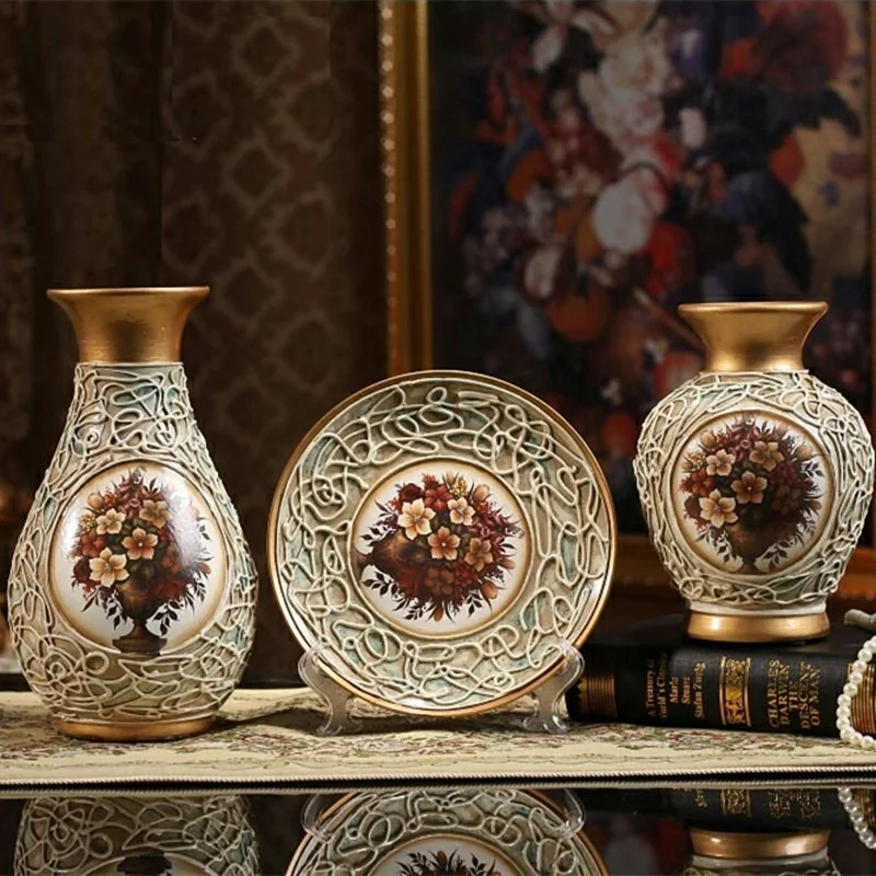 3Pcs/Set Ceramic vase 3D Stereoscopic dried flowers arrangement wobble plate living room entrance ornaments home decorations
3Pcs/Set Ceramic vase 3D Stereoscopic dried flowers arrangement wobble plate living room entrance ornaments home decorations