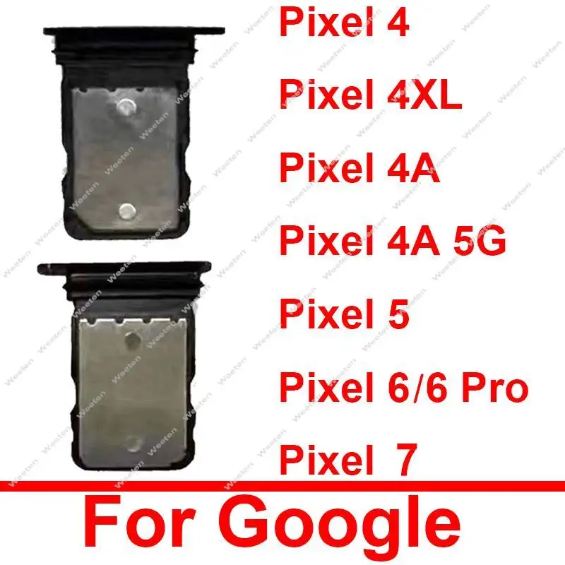 SIM Card Slot Tray Holder For Google Pixel 4 4XL 4A 5A 6A 5G Pixel 5 6 6Pro 7 Sim Reader Slot Socket Module Parts
SIM Card Slot Tray Holder For Google Pixel 4 4XL 4A 5A 6A 5G Pixel 5 6 6Pro 7 Sim Reader Slot Socket Module Parts