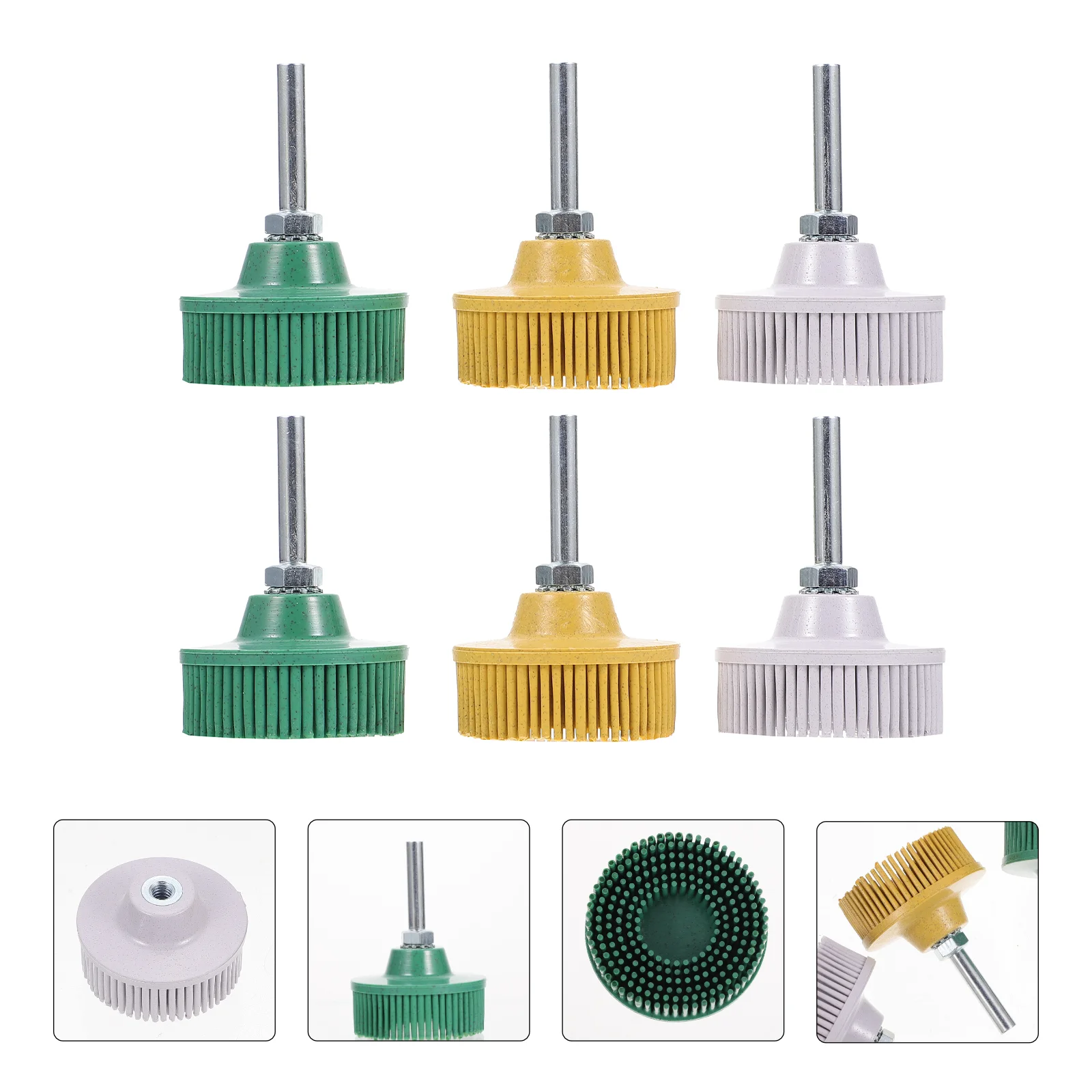 Wheel Discpolishing Grinding Abrasive Brushrust Removal Grit Radial Deburring Discs Attachment Metalcoating Rubber Burr
Wheel Discpolishing Grinding Abrasive Brushrust Removal Grit Radial Deburring Discs Attachment Metalcoating Rubber Burr