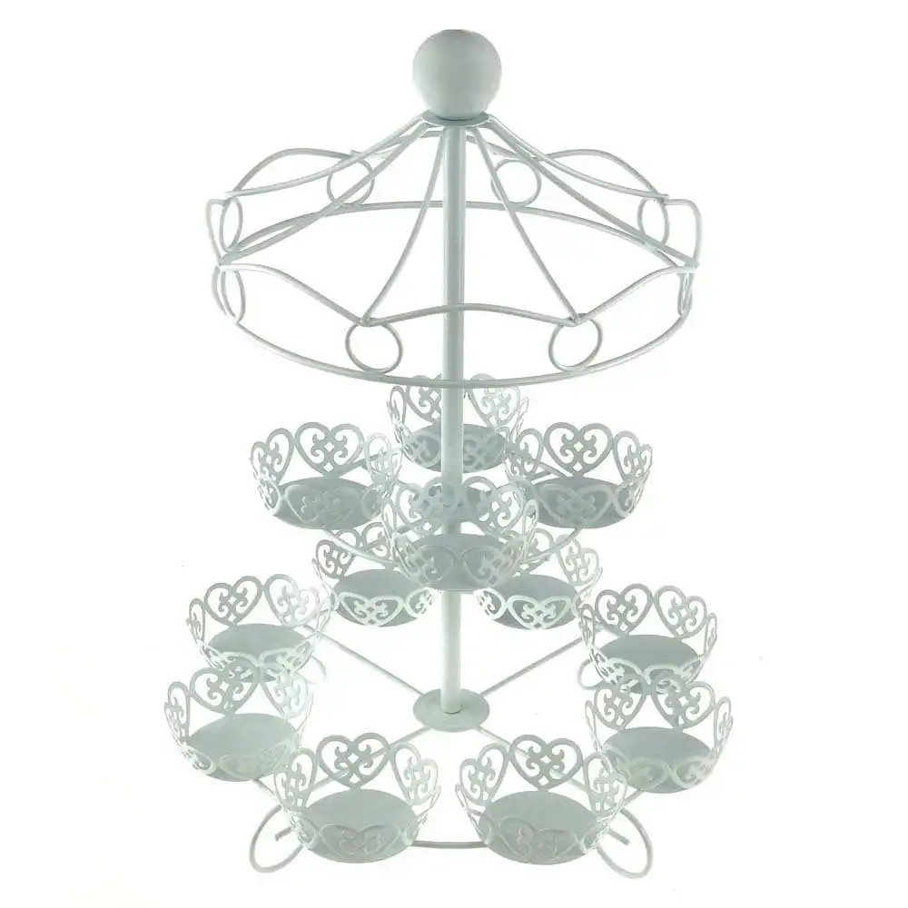 11 in Novelty Iron/Metal Carnival/Nature & Floral 12-Tier Birthday/Christmas Tiered Dessert Stand, White
11 in Novelty Iron/Metal Carnival/Nature & Floral 12-Tier Birthday/Christmas Tiered Dessert Stand, White