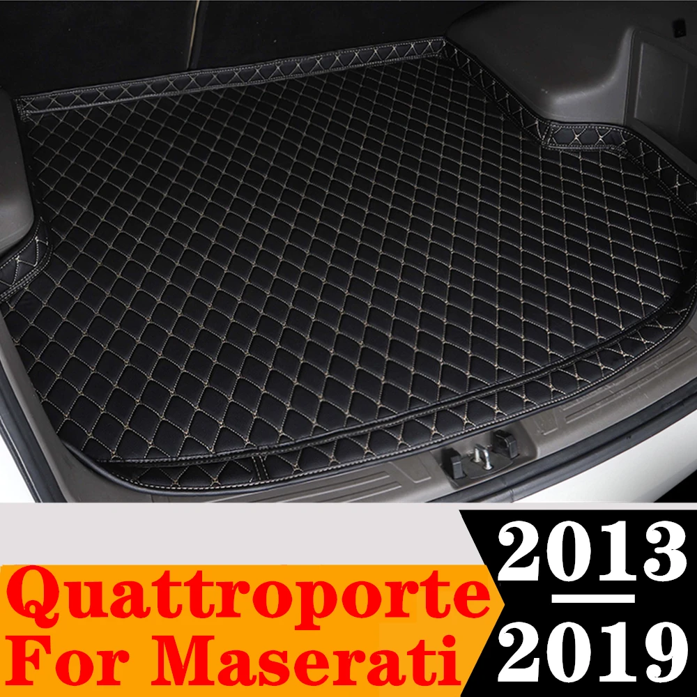 Sinjayer Car Trunk Mat ALL Weather Auto Tail Boot Luggage Pad Carpet High Side Cargo Liner Fit For Maserati Quattroporte 2013-19
Sinjayer Car Trunk Mat ALL Weather Auto Tail Boot Luggage Pad Carpet High Side Cargo Liner Fit For Maserati Quattroporte 2013-19