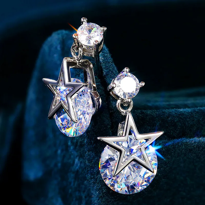 Small Fresh Korean Style Drop Earrings Women Dazzling Round Zircon Fashion Girl Earring Versatile Jewelry Party Fine Gift 
Small Fresh Korean Style Drop Earrings Women Dazzling Round Zircon Fashion Girl Earring Versatile Jewelry Party Fine Gift