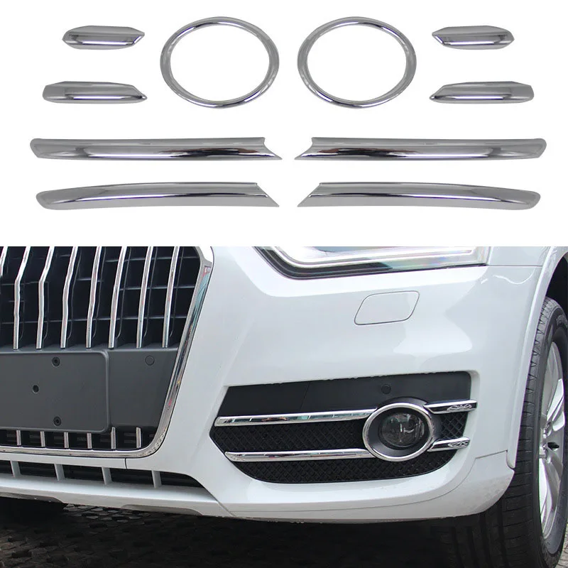 For Audi Q3 2013 2014 2015 ABS Chrome Front Foglight Fog Light Cover Trim Car Protect Exterior Accessories
For Audi Q3 2013 2014 2015 ABS Chrome Front Foglight Fog Light Cover Trim Car Protect Exterior Accessories