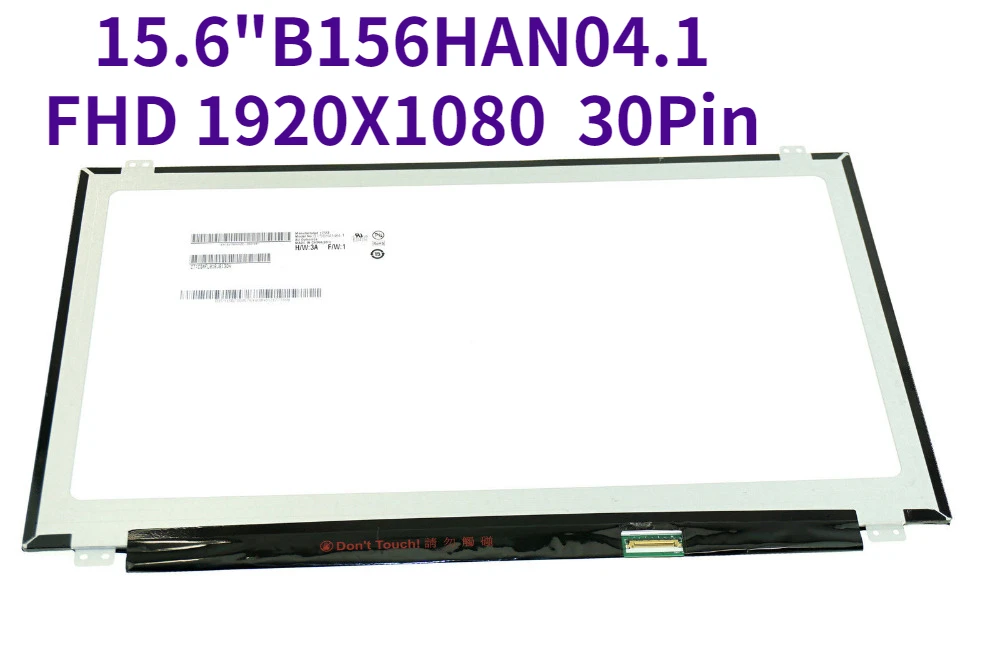 Матрица IPS для ноутбука 15,6 дюйма B156HAN04.1 FHD 1920X108 0, ЖК-дисплей матовый, 30 контактов, матовая Замена
Матрица IPS для ноутбука 15,6 дюйма B156HAN04.1 FHD 1920X108 0, ЖК-дисплей матовый, 30 контактов, матовая Замена