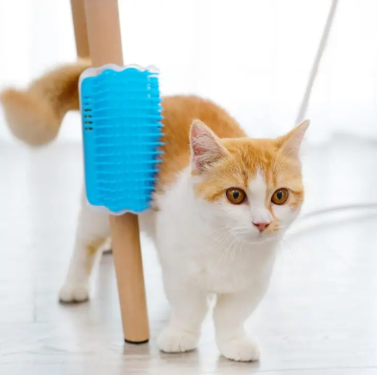Cat Pet Self Groomer Brush Wall Corner Grooming Massage Comb Toy & Cat Pet Cleaning Supplies Hair Remover
Cat Pet Self Groomer Brush Wall Corner Grooming Massage Comb Toy & Cat Pet Cleaning Supplies Hair Remover