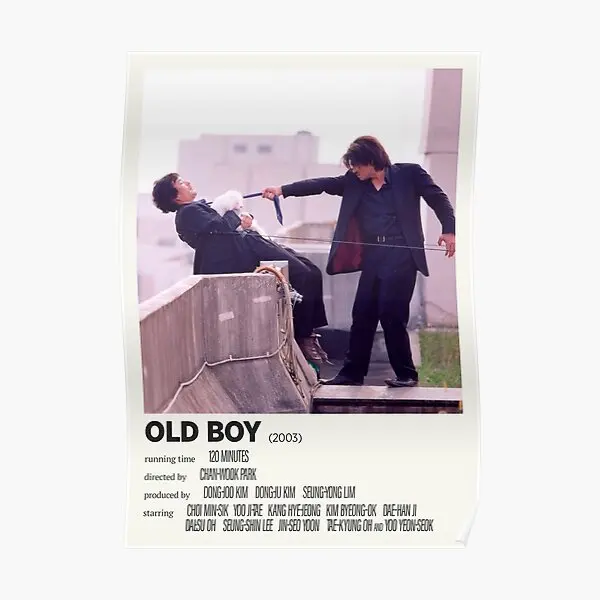 Old Boy 2003 Alternative Film Poster Funny Mural Modern Art Vintage Painting Decoration Home Print Wall Picture Decor No Frame
Old Boy 2003 Alternative Film Poster Funny Mural Modern Art Vintage Painting Decoration Home Print Wall Picture Decor No Frame