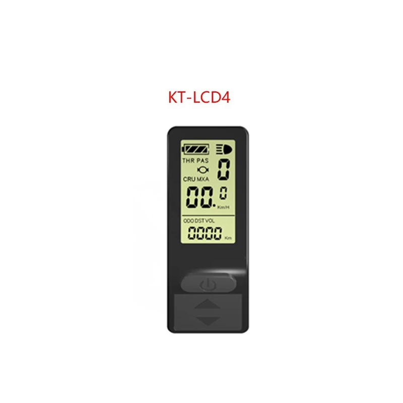 E-Bike LCD Display Mini Meter KT-LCD4 Display Compatible With 24V 36V 48V KT Controller E-Bike Conversion Accessories Kit
E-Bike LCD Display Mini Meter KT-LCD4 Display Compatible With 24V 36V 48V KT Controller E-Bike Conversion Accessories Kit