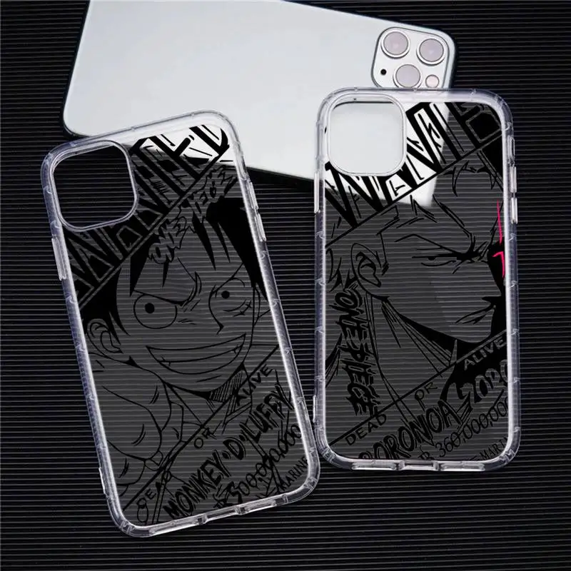 One Piece Anime Phone Case For iphone 13 12 11 Pro Max Mini XS 8 7 Plus X SE 2020 XR Transparent Soft Cover
One Piece Anime Phone Case For iphone 13 12 11 Pro Max Mini XS 8 7 Plus X SE 2020 XR Transparent Soft Cover