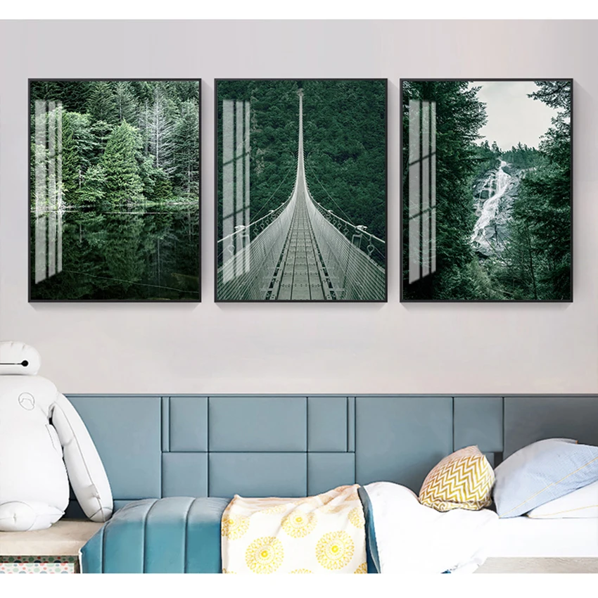 Scandinavian Scenery Nature Canvas Wall Art Print Painting Nordic Decoation Forest Waterfall Bridge Landscape Picture
Scandinavian Scenery Nature Canvas Wall Art Print Painting Nordic Decoation Forest Waterfall Bridge Landscape Picture