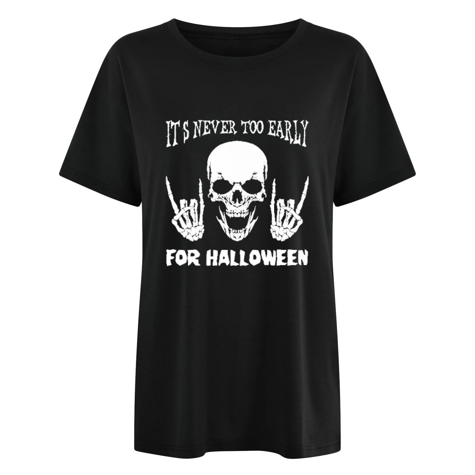 Halloween Theme Printing Clothing For Ladies Women's Short Sleeve T-shirts 2022 Autumn Hot Sale Female Outwear Tops O-neck Tops
Halloween Theme Printing Clothing For Ladies Women's Short Sleeve T-shirts 2022 Autumn Hot Sale Female Outwear Tops O-neck Tops