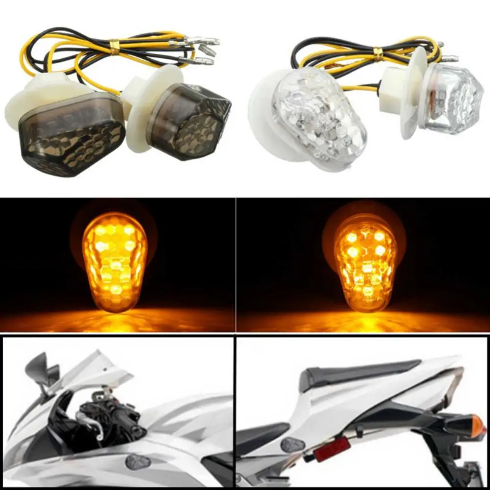 Motorcycle Side 15LED Turn Signal Light For Yamaha 12V Yellow Signal Light Motorcycle Warning Light Accessories
Motorcycle Side 15LED Turn Signal Light For Yamaha 12V Yellow Signal Light Motorcycle Warning Light Accessories