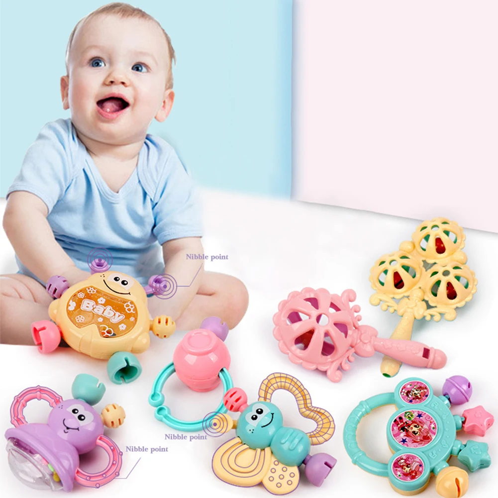 7pcs Baby Rattle Toy Set Crisp Sound For Toddler Learning Lightweight Boys Girls
7pcs Baby Rattle Toy Set Crisp Sound For Toddler Learning Lightweight Boys Girls