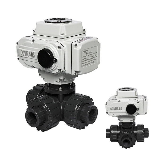 COVNA On Off Type Plastic Motorize Actuated Valves 120V DN50 3 Way Electric PVC Ball Valve
COVNA On Off Type Plastic Motorize Actuated Valves 120V DN50 3 Way Electric PVC Ball Valve