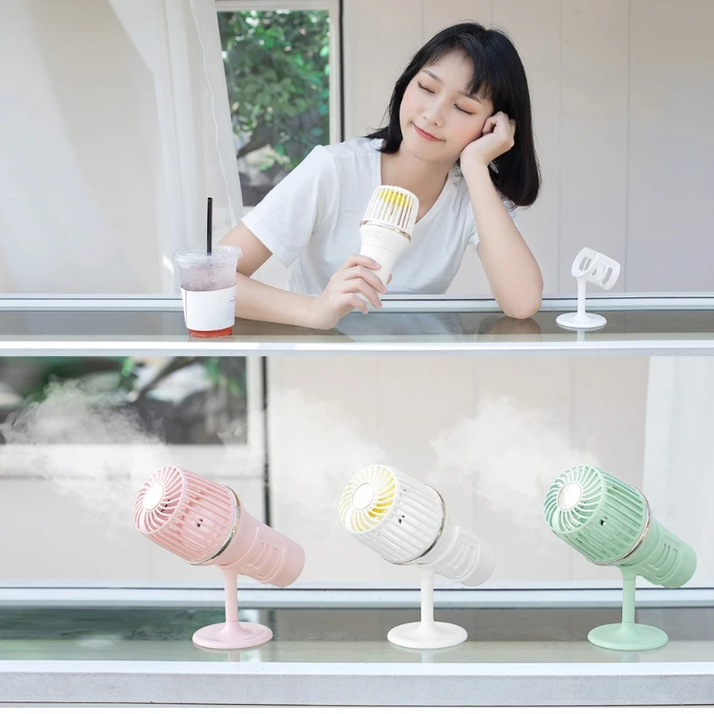 Портативный ручной туманообразующий вентилятор, перезаряжаемый персональный USB-вентилятор 2000 мАч для активного отдыха, летний подарок для ... 
Портативный ручной туманообразующий вентилятор, перезаряжаемый персональный USB-вентилятор 2000 мАч для активного отдыха, летний подарок для ...