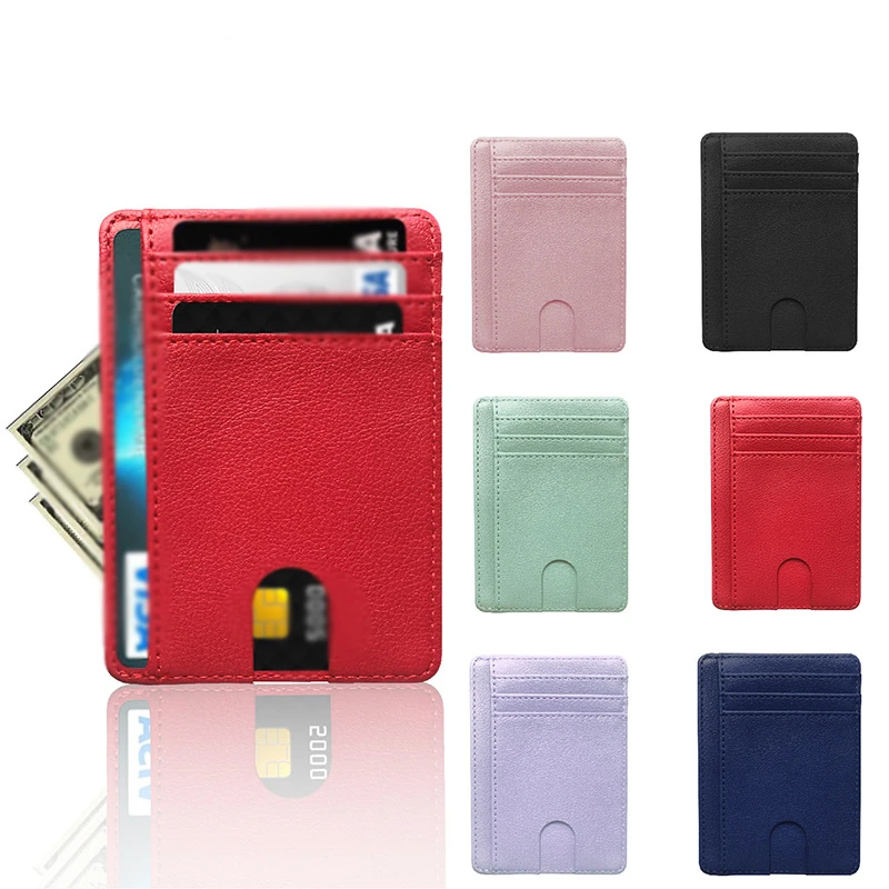 Fashion Card Holder Bag Blocking Leather Wallet Purse Minimalist Wallet Money Clip ID Credit Card Case Holder for Men Women
Fashion Card Holder Bag Blocking Leather Wallet Purse Minimalist Wallet Money Clip ID Credit Card Case Holder for Men Women