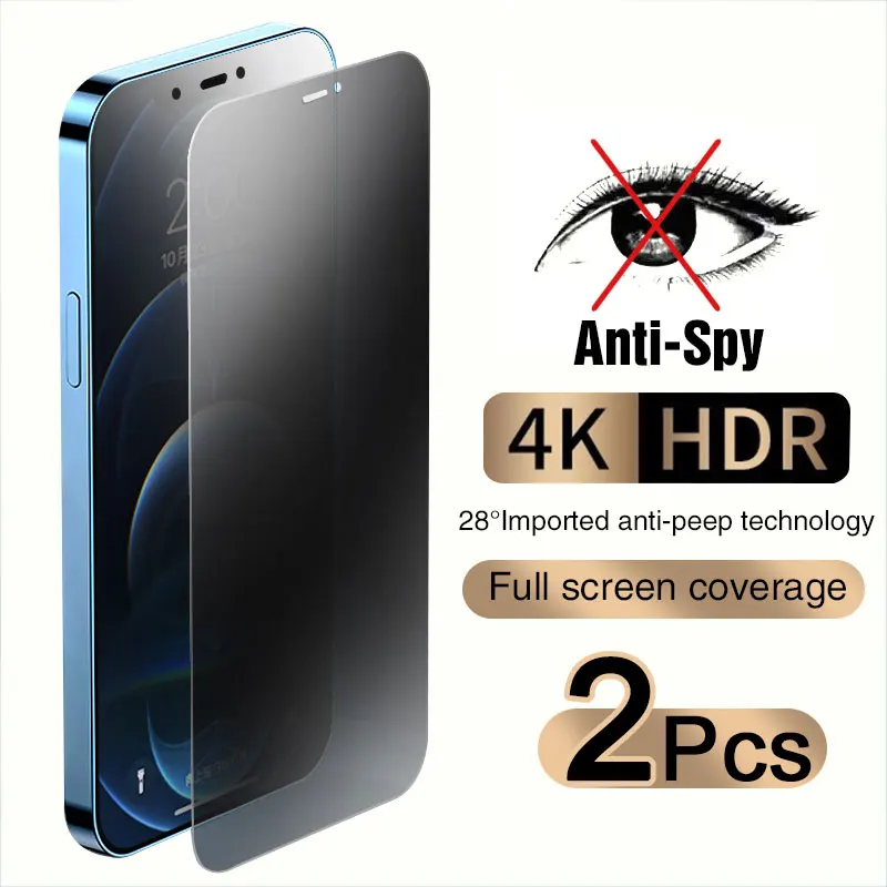 Full Cover Anti-Spy Screen Protector For iPhone 11 12 13 PRO MAX Privacy Glass For iPhone SE 3 7 8 Plus XS Max XR Tempered Glass
Full Cover Anti-Spy Screen Protector For iPhone 11 12 13 PRO MAX Privacy Glass For iPhone SE 3 7 8 Plus XS Max XR Tempered Glass