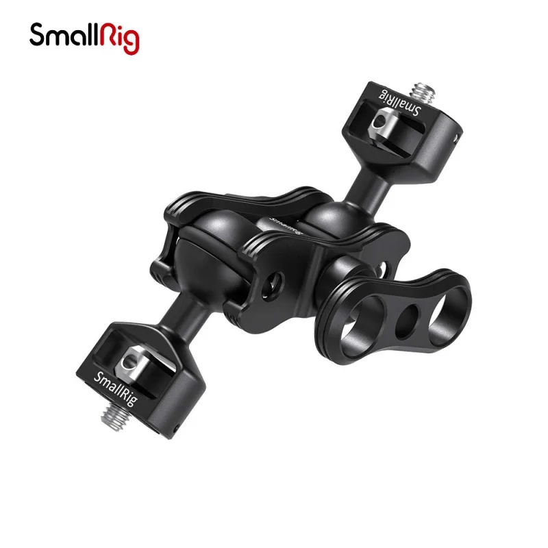 SMALLRIG Articulating Magic Arm with Double Ballheads 1/4" Screw Monitor Mount for Field Monitor Lights Audio Recorders 2070
SMALLRIG Articulating Magic Arm with Double Ballheads 1/4" Screw Monitor Mount for Field Monitor Lights Audio Recorders 2070
