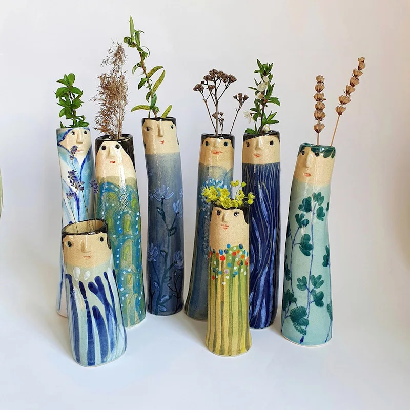 Bohemian Family Face Vase Handmade Dried Flower Vase Home Creative Decoration Ornament Resin Handicrafts
Bohemian Family Face Vase Handmade Dried Flower Vase Home Creative Decoration Ornament Resin Handicrafts