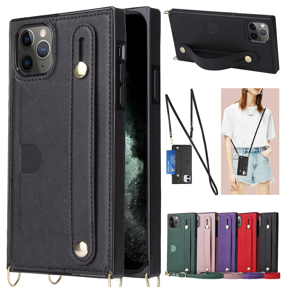 Leather Card Slots Slim Wallet Phone Case Cover For iPhone 14 Plus 13 Mini Pro Max Lanyard Phone Bag Cover Strap Phone Holder
Leather Card Slots Slim Wallet Phone Case Cover For iPhone 14 Plus 13 Mini Pro Max Lanyard Phone Bag Cover Strap Phone Holder