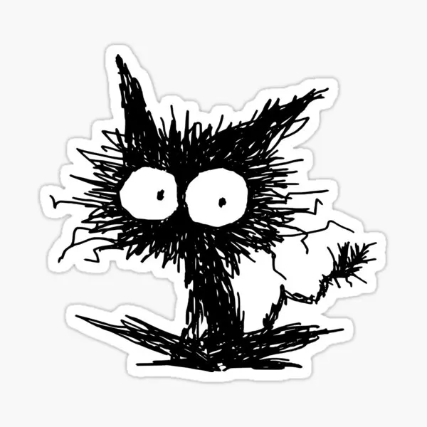 Black Unkempt Kitten Gabigabi 5PCS Stickers for Decor Home Living Room Print Stickers Wall Bumper Cartoon Laptop Funny Art
Black Unkempt Kitten Gabigabi 5PCS Stickers for Decor Home Living Room Print Stickers Wall Bumper Cartoon Laptop Funny Art