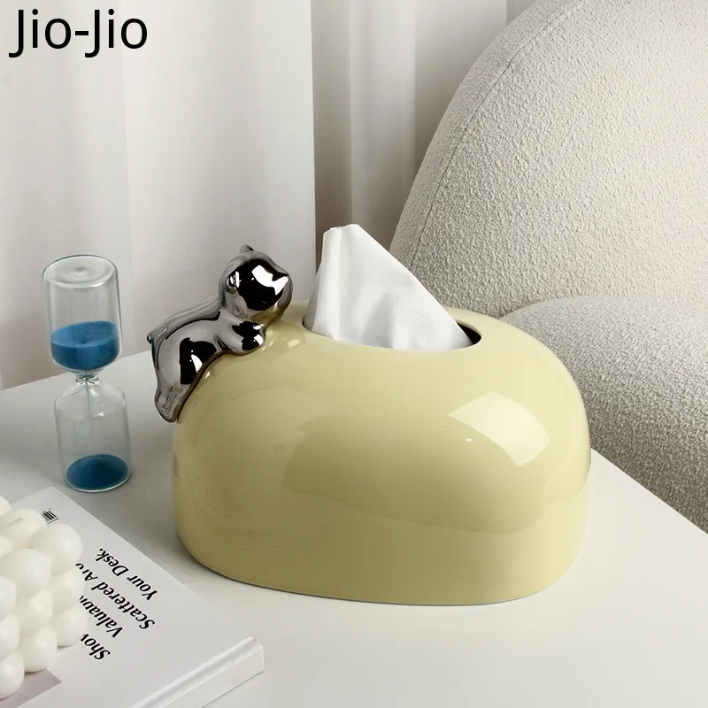 Luxury Silver Tissue Box Ceramic Creative Tissue Boxes Paper Wipes Case Cute Bear Napkins Living Room Home Decoration Gift Ideas
Luxury Silver Tissue Box Ceramic Creative Tissue Boxes Paper Wipes Case Cute Bear Napkins Living Room Home Decoration Gift Ideas