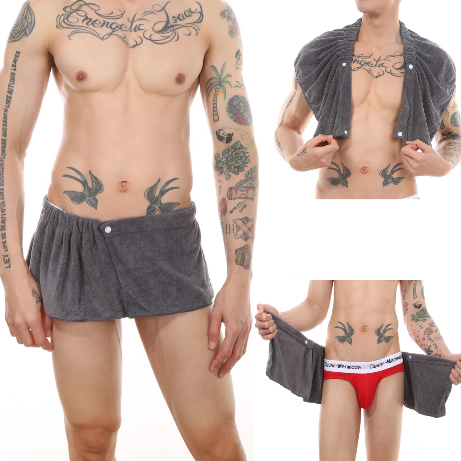 Men Soft Wearable Bath Towel Short Pants Soft Mircofiber Swimming Beach Towel Blanket Toalla De Playa
Men Soft Wearable Bath Towel Short Pants Soft Mircofiber Swimming Beach Towel Blanket Toalla De Playa