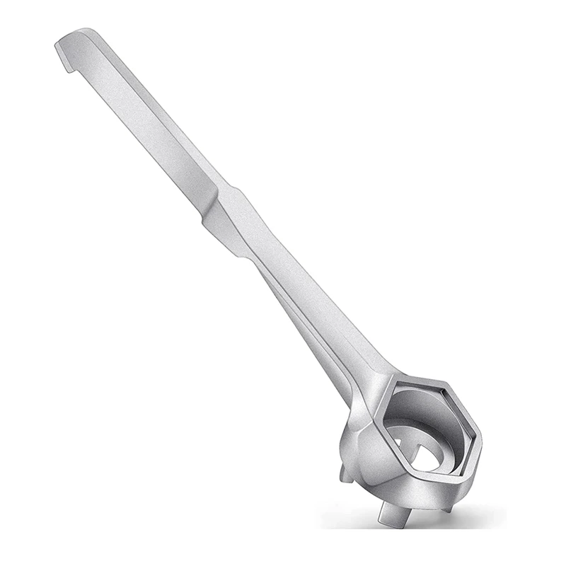 Drum Wrench, Aluminum Drum Plug Bung Wrench Tool Opener Wrench For Bung Caps Opening 10 15 20 30 55 Gallon Drum
Drum Wrench, Aluminum Drum Plug Bung Wrench Tool Opener Wrench For Bung Caps Opening 10 15 20 30 55 Gallon Drum