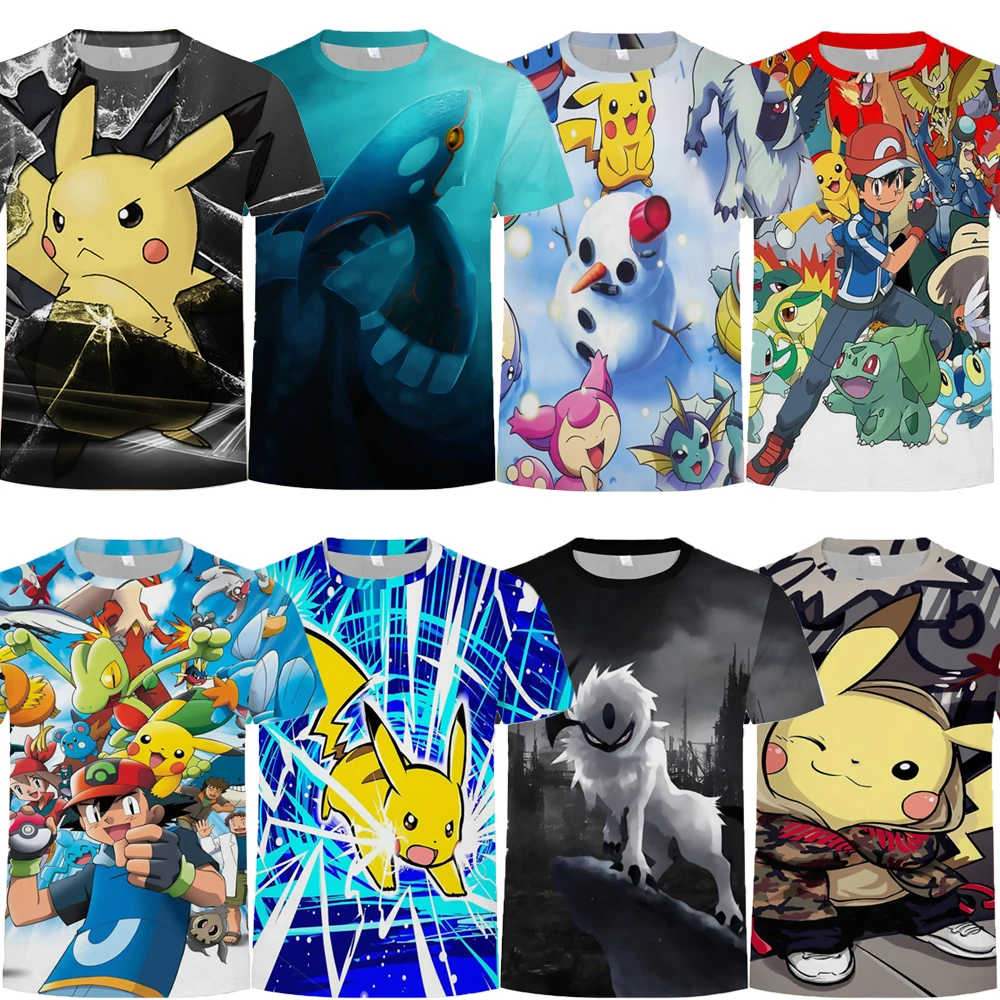 Pokemon T-Shirt New 2023 Pikachu Merch T Shirt Girls Clothes Boys Fashion Children's Cartoon Pikachu Clothing
Pokemon T-Shirt New 2023 Pikachu Merch T Shirt Girls Clothes Boys Fashion Children's Cartoon Pikachu Clothing