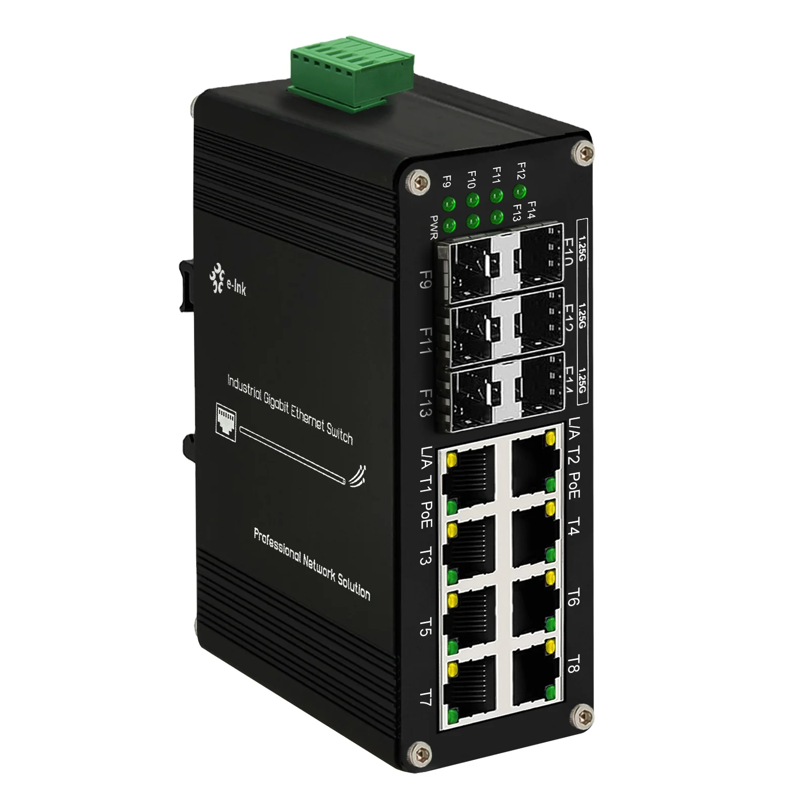 Ethernet Switch 8 port 10/100/1000T 802.3at PoE To 6 port 1G SFP Fiber Network Switch 10G Optional
Ethernet Switch 8 port 10/100/1000T 802.3at PoE To 6 port 1G SFP Fiber Network Switch 10G Optional