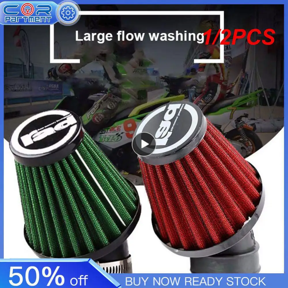 1/2PCS MoFlyeer Motorcycle Air Filter 28mm 38mm 42mm 48mm Cleaner Clamp-on 45 Degree Bend Air Intake Filters Motorbike
1/2PCS MoFlyeer Motorcycle Air Filter 28mm 38mm 42mm 48mm Cleaner Clamp-on 45 Degree Bend Air Intake Filters Motorbike