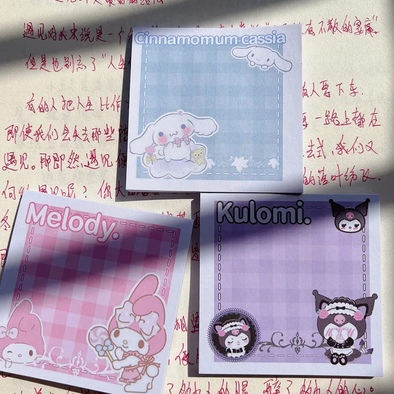 Kawaii Cute Sanrio Kuromi Mymelody Cinnamoroll Sticky Note Hand Account Post A Message Post A Note Christmas Gift For Children
Kawaii Cute Sanrio Kuromi Mymelody Cinnamoroll Sticky Note Hand Account Post A Message Post A Note Christmas Gift For Children