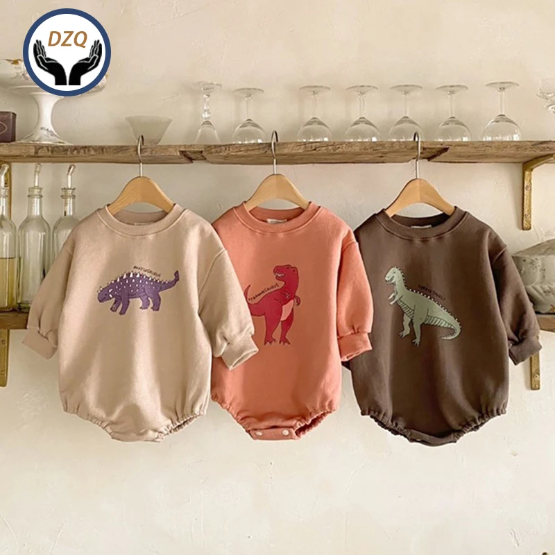 New Newborn Baby Girls Boys Cotton Romper Cartoon Dinosaur Baby Long Sleeve Outfit Infant Baby One Piece Bodysuit 0-2Y
New Newborn Baby Girls Boys Cotton Romper Cartoon Dinosaur Baby Long Sleeve Outfit Infant Baby One Piece Bodysuit 0-2Y