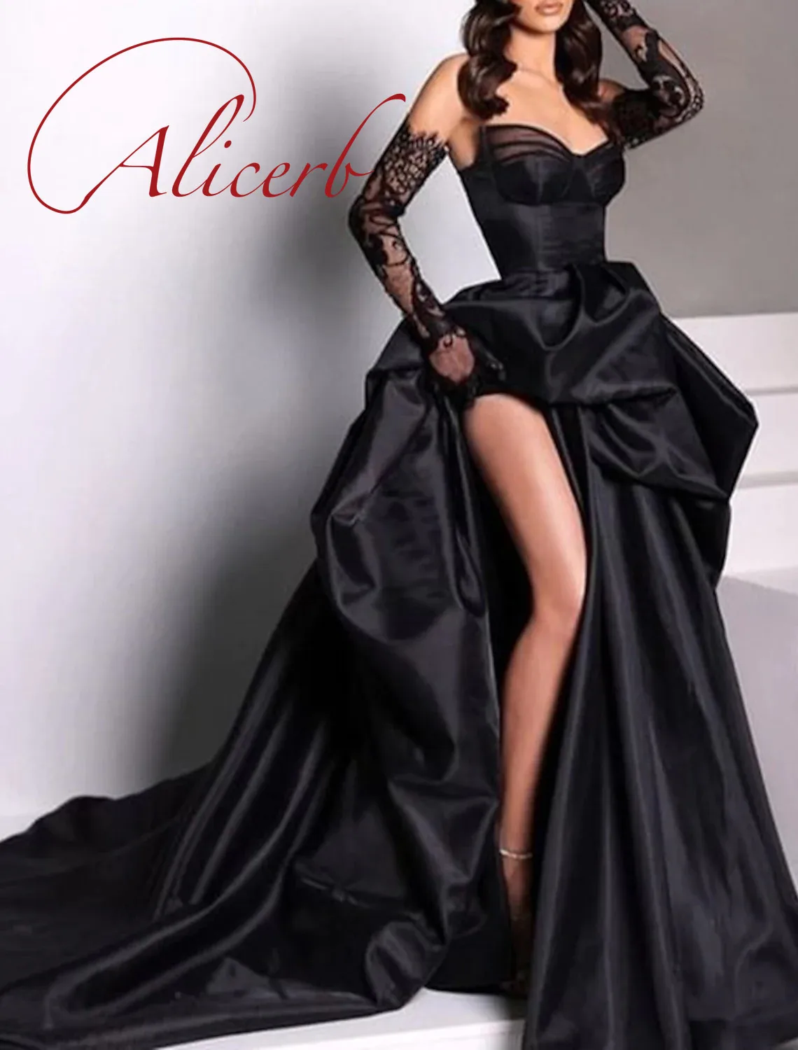 Alicerb 2022 A-Line Evening Dresses High Split Dress Prom Birthday Court Train Strapless Sleeveless Satin with Slit Pure Color
Alicerb 2022 A-Line Evening Dresses High Split Dress Prom Birthday Court Train Strapless Sleeveless Satin with Slit Pure Color