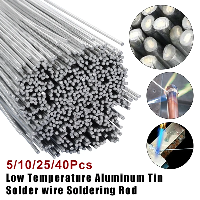 5-40Pcs No Need Solder Powder Aluminum Welding Rod Brazing Low Temperature Aluminum Tin Solder wire Soldering Rod Tool Kit
5-40Pcs No Need Solder Powder Aluminum Welding Rod Brazing Low Temperature Aluminum Tin Solder wire Soldering Rod Tool Kit