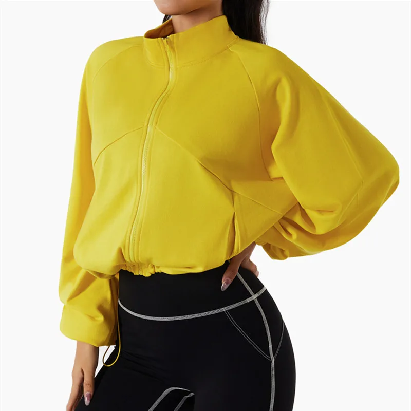Yushuhua Long Sleeve Sports Jacket Women Zip Yoga Shirt Gym Top Activewear Running Coats Fitness Clothing Woman Leisure Jacket
Yushuhua Long Sleeve Sports Jacket Women Zip Yoga Shirt Gym Top Activewear Running Coats Fitness Clothing Woman Leisure Jacket