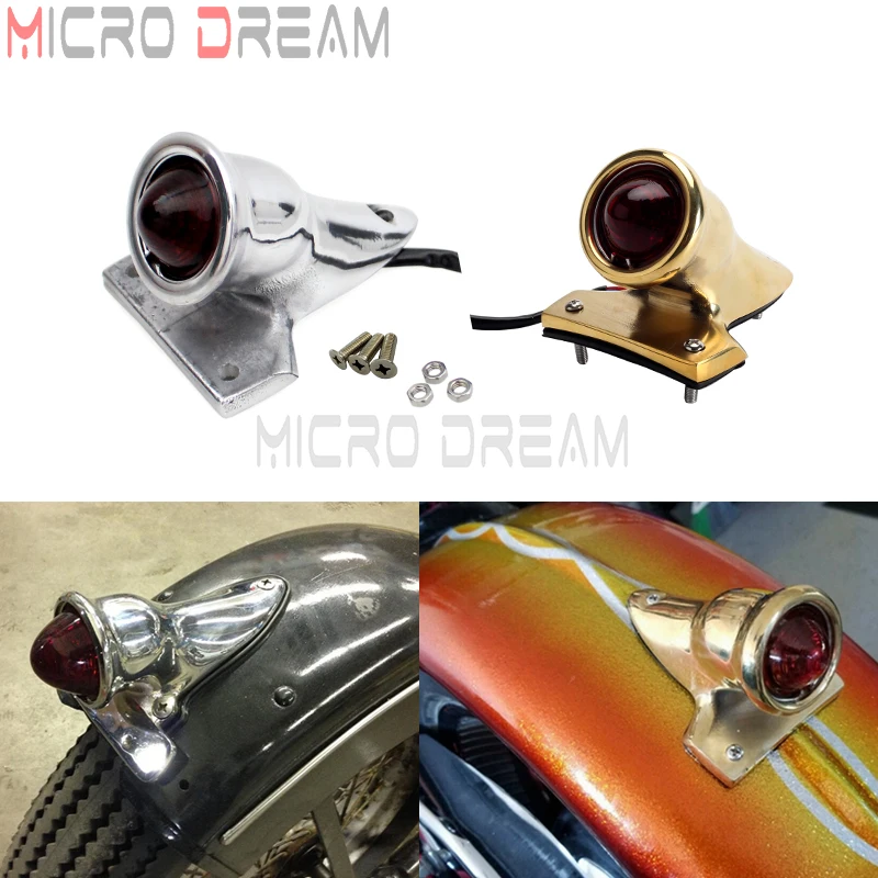 For Harley Chopper Bobber Suzuki Custom Honda Motorbike Accessories Brass Crocker LED Taillight License Plate Light Brake Lamp
For Harley Chopper Bobber Suzuki Custom Honda Motorbike Accessories Brass Crocker LED Taillight License Plate Light Brake Lamp