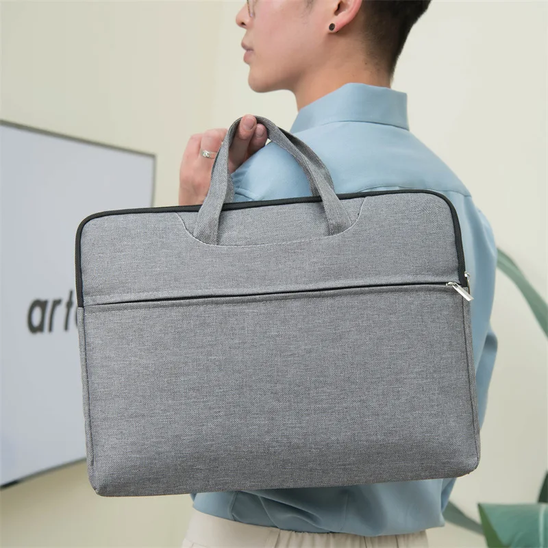 Laptop bag Men's fashion file bag Solid color office file bag Information Conference lounge bag
Laptop bag Men's fashion file bag Solid color office file bag Information Conference lounge bag