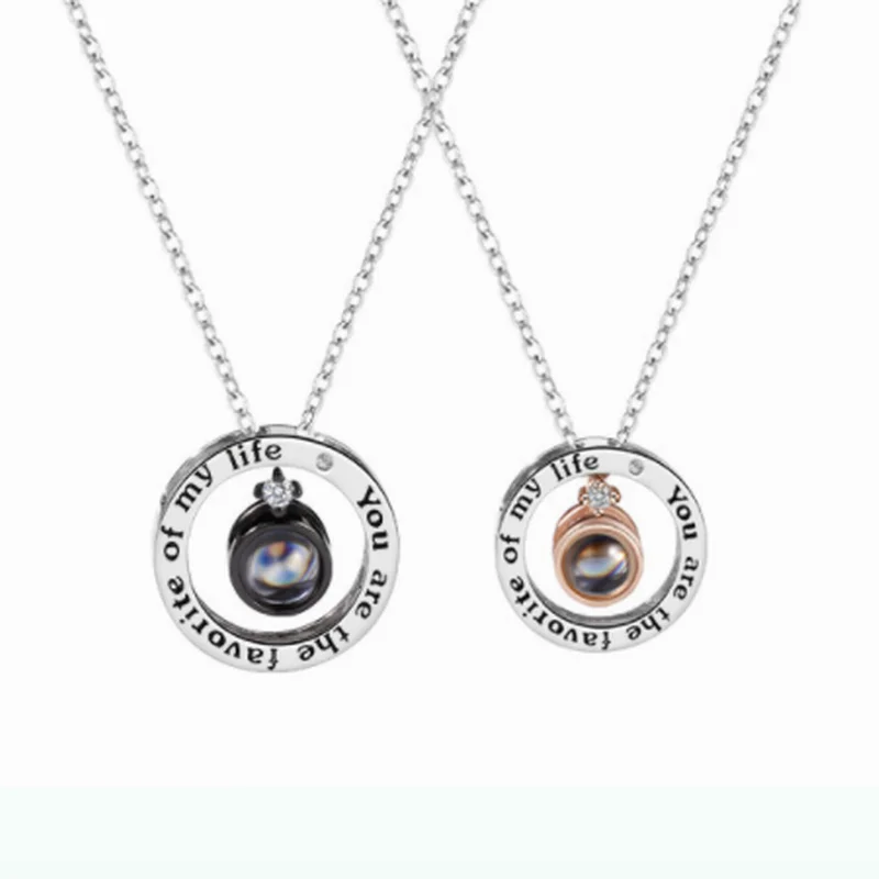 2022 New Silver lovers 100 languages I love you Necklace for Women man Fashion Jewelry High Quality Pendant Projection Necklace
2022 New Silver lovers 100 languages I love you Necklace for Women man Fashion Jewelry High Quality Pendant Projection Necklace