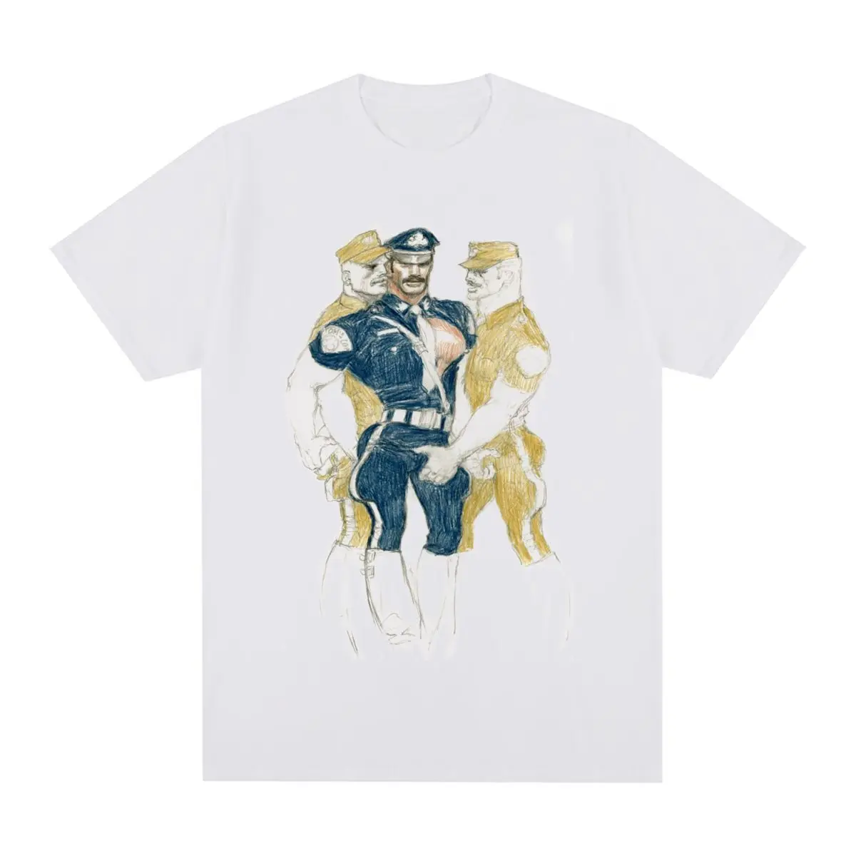 TOM OF FINLAND LGBT GAY SCHWUL SAILOR MATROSE COPS KING Vintage T-shirt Cotton Men T shirt New Tee Tshirt Womens Tops
TOM OF FINLAND LGBT GAY SCHWUL SAILOR MATROSE COPS KING Vintage T-shirt Cotton Men T shirt New Tee Tshirt Womens Tops