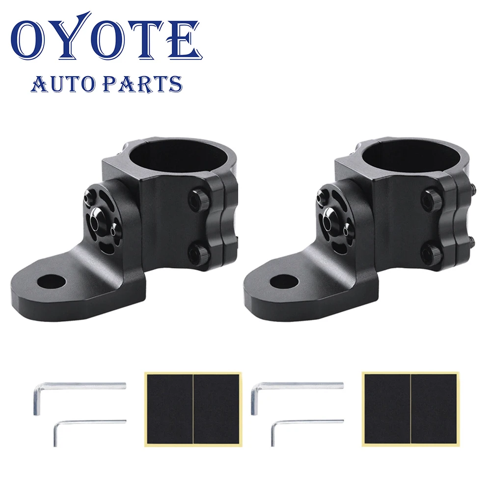 

OYOTE 2PCS Light Mount Brackets For UTV ATV RZR 4WD LED Whip Light Flag Mounting 1.75 to 2"Rollbar Cage