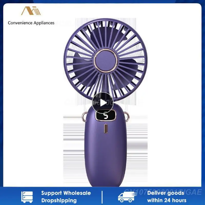 Handheld Fan Simple Intelligent Noise Reduction Electric Fan Small Fan Household Tools Neck Fan High-definition Digital Display
Handheld Fan Simple Intelligent Noise Reduction Electric Fan Small Fan Household Tools Neck Fan High-definition Digital Display