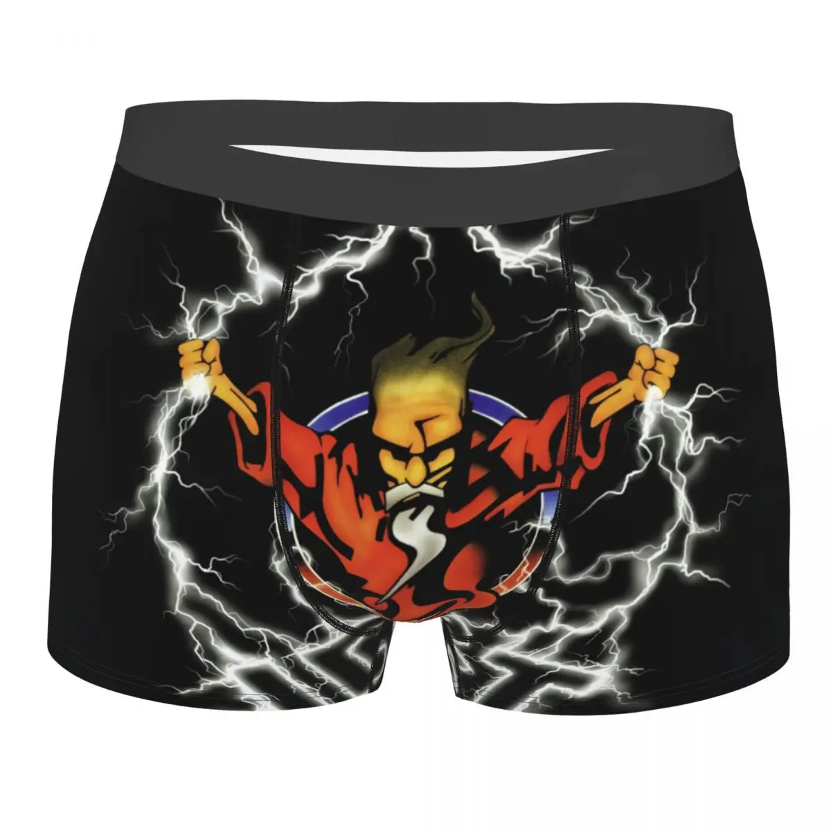 

Thunderdome Wizard Underwear Men Sexy Printed Custom Hardcore Gabber Music Festival Boxer Shorts Panties