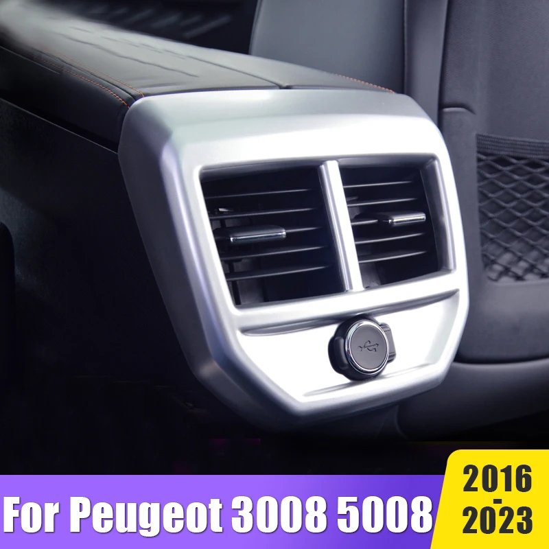 Rear Air Conditioning Vent Outlet Cover Trim For Peugeot 3008 5008 GT 2017 2018 2019 2020 2021 2022 2023 Hybrid Car Accessories
Rear Air Conditioning Vent Outlet Cover Trim For Peugeot 3008 5008 GT 2017 2018 2019 2020 2021 2022 2023 Hybrid Car Accessories