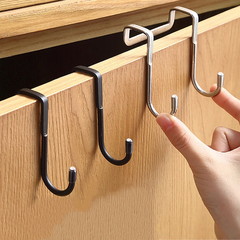 304 Stainless Steel Hook Free Punching Double S-Shape Hook Kitchen Bathroom Cabinet Door Back Type Coat Towel Storage Hanger
304 Stainless Steel Hook Free Punching Double S-Shape Hook Kitchen Bathroom Cabinet Door Back Type Coat Towel Storage Hanger