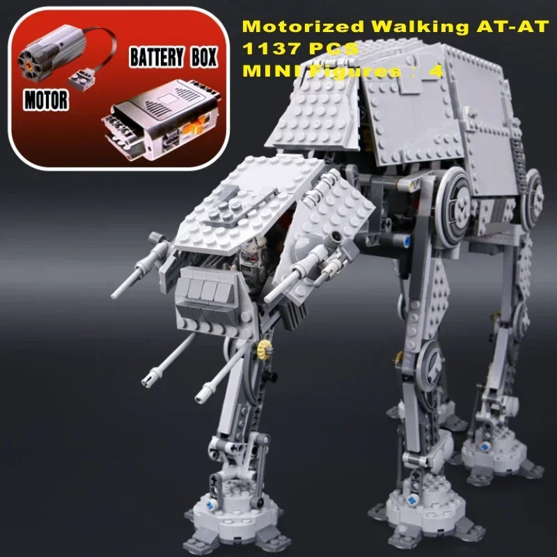 With Motor AT- AT All Terrains Armoured Walker CAR Compatible 10178 Building Blocks Bricks Toys Birthday Christmas Gift 19042
With Motor AT- AT All Terrains Armoured Walker CAR Compatible 10178 Building Blocks Bricks Toys Birthday Christmas Gift 19042